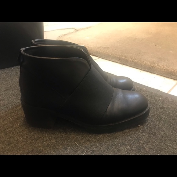 Black leather COS walking boots (London city style) - Picture 3 of 9
